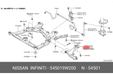 NISSAN 54501-9W200