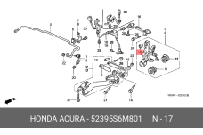 HONDA 52395-S6M-801