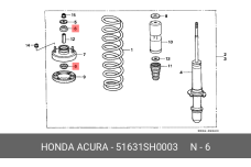 HONDA 51631-SH0-003