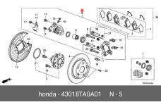 HONDA 43018-TA0-A01