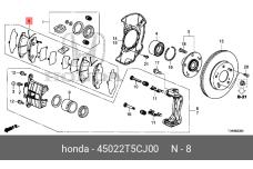 HONDA 45022-T5C-J00
