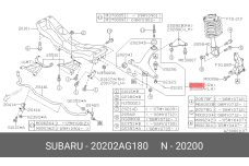 SUBARU 20202-AG180