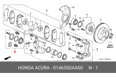 HONDA 01463-SDA-A00