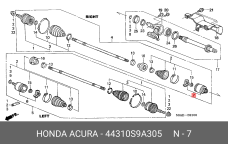 HONDA 44310-S9A-305