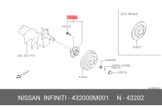 NISSAN 43200-0M001