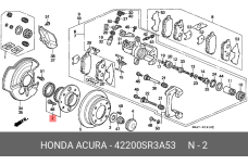 HONDA 42200-SR3-A53