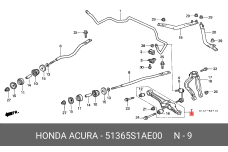 HONDA 51365-S1A-E00
