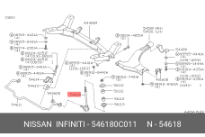 NISSAN 54618-0C011