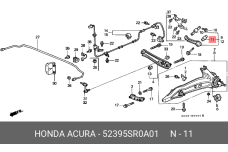 HONDA 52395-SR0-A01