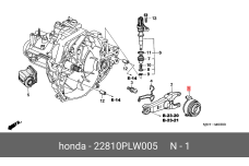 HONDA 22810-PLW-005