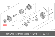 NISSAN 23151-6N20B