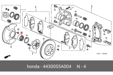 HONDA 44300-S5A-004