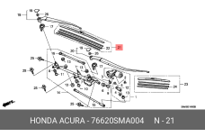 HONDA 76620-SMA-004