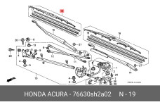 HONDA 76630-SH2-A02