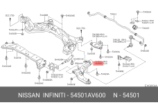 NISSAN 54501-AV600
