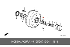 HONDA 91052-671-004