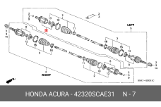 HONDA 42320-SCA-E31