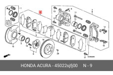 HONDA 45022-SJF-J00