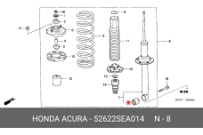 HONDA 52622-SEA-014