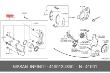 NISSAN 41001-3U800