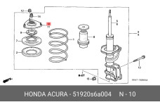 HONDA 51920-S6A-004