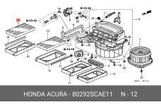 HONDA 80292-SCA-E11