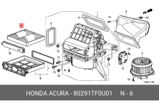 HONDA 80291-TF0-U01
