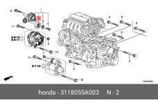HONDA 31180-55A-003