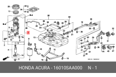 HONDA 16010-SAA-000