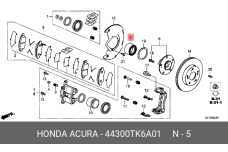 HONDA 44300-TK6-A01