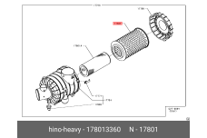 HINO 17801-3360