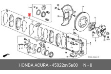 HONDA 45022SV5A00