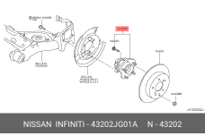 NISSAN 43202-JG01A