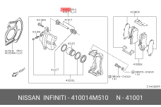 NISSAN 41001-4M510