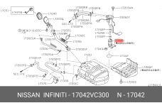 NISSAN 17042-VC300