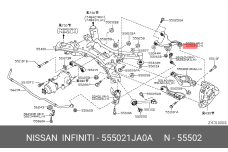 NISSAN 55502-1JA0A