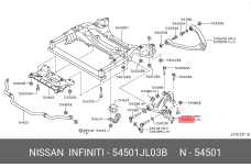 NISSAN 54501-JL03B