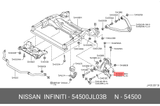 NISSAN 54500-JL03B