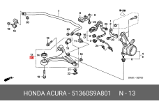 HONDA 51360-S9A-801