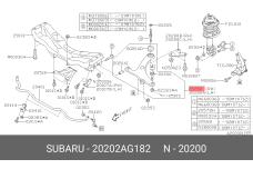 SUBARU 20202-AG182