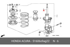 HONDA 51606-S9A-G22