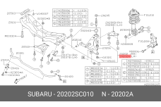 SUBARU 20202-SC010