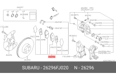 SUBARU 26296-FJ020