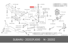 SUBARU 20202-FJ000