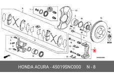 HONDA 45019-SNC-000