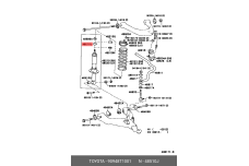 TOYOTA Tacoma (USA) SHOCK ABSORBER BUSH