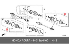 HONDA 44018-TS6-H00