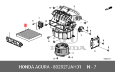 HONDA 80292-TJA-H01