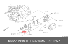 NISSAN 11927-VC800