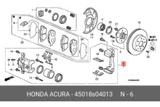 HONDA 45018-S04-013